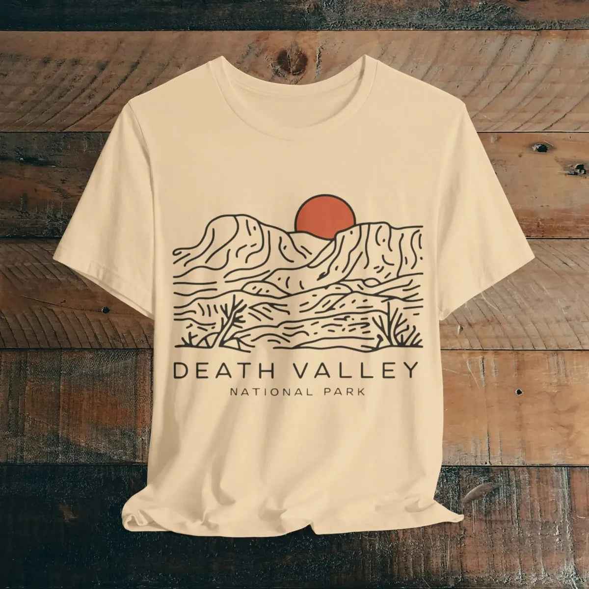 Death Valley National Park Desert Lines Unisex Fit Soft T-Shirt