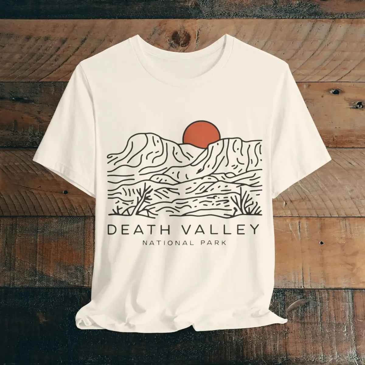 Death Valley National Park Desert Lines Unisex Fit Soft T-Shirt