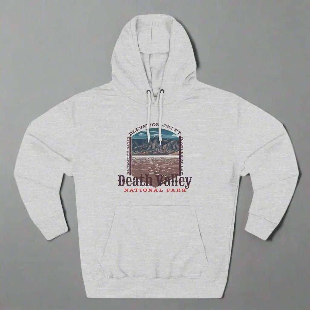 Death Valley National Park Fleece Hoodie Badwater Basin
