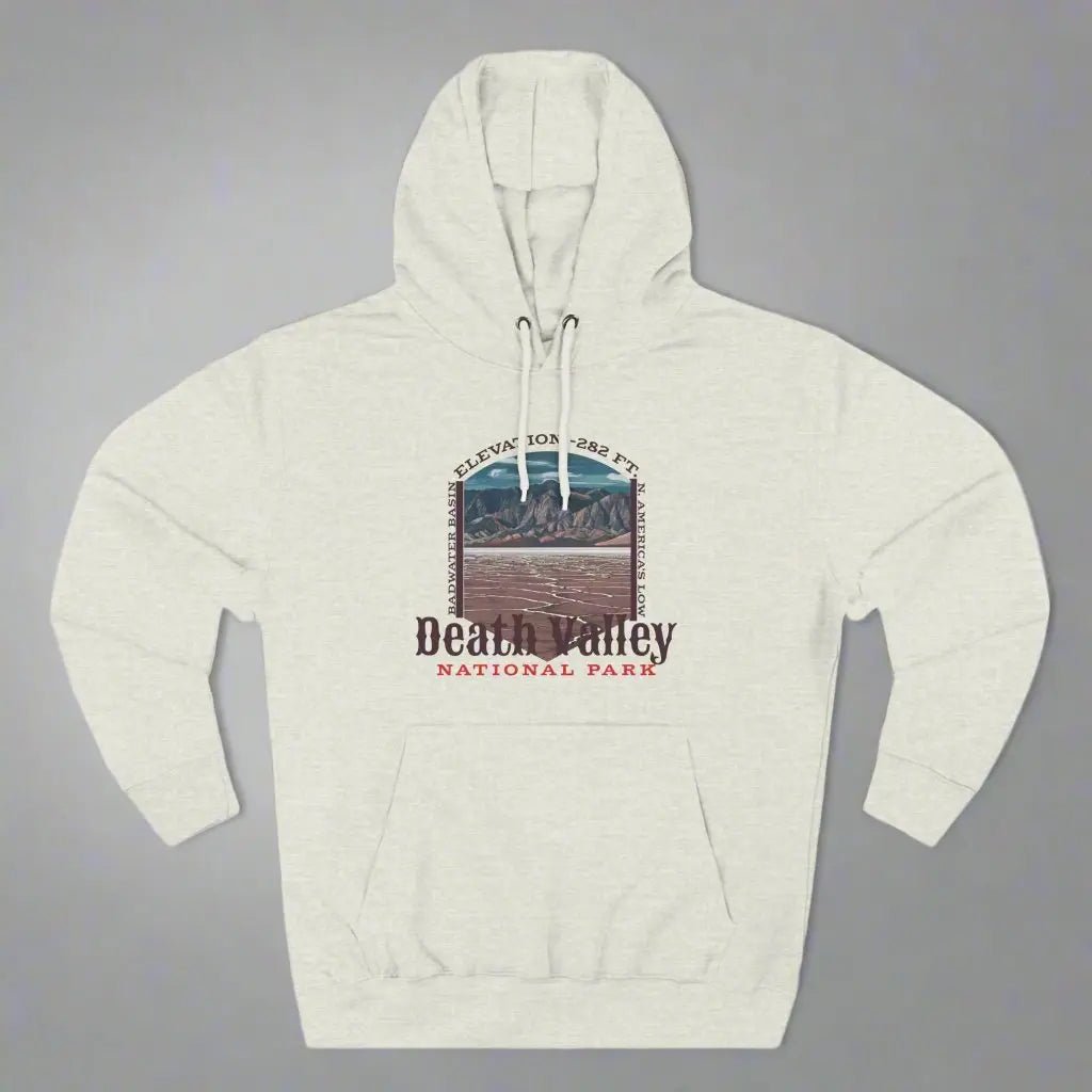 Death Valley National Park Fleece Hoodie Badwater Basin