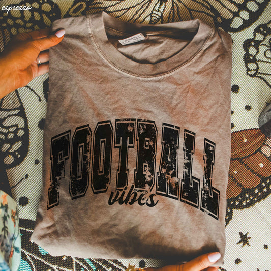 Football Vibes Tee *14 Colors (S-3X)