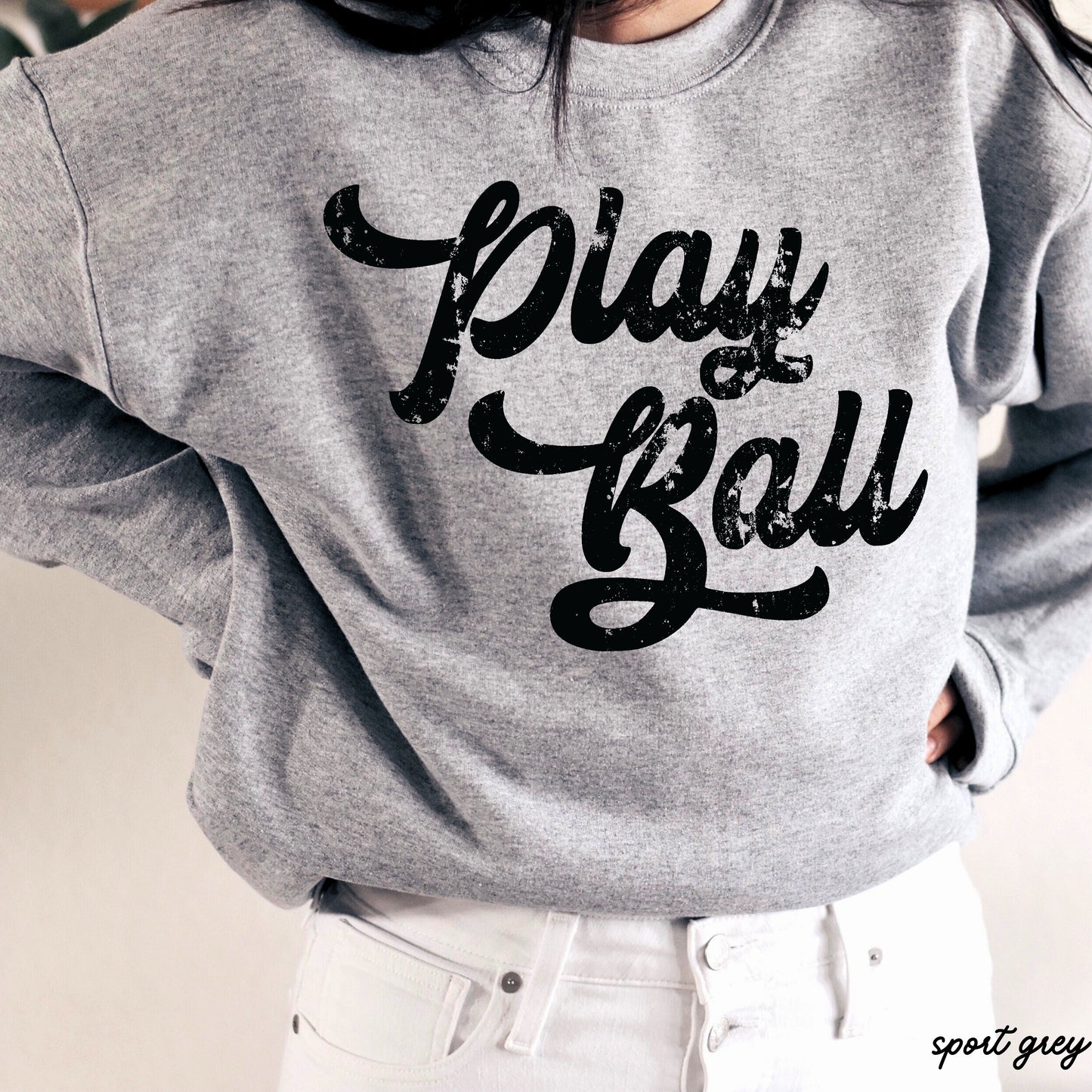 Play Ball Sweatshirt *11 Colors (S-3X)
