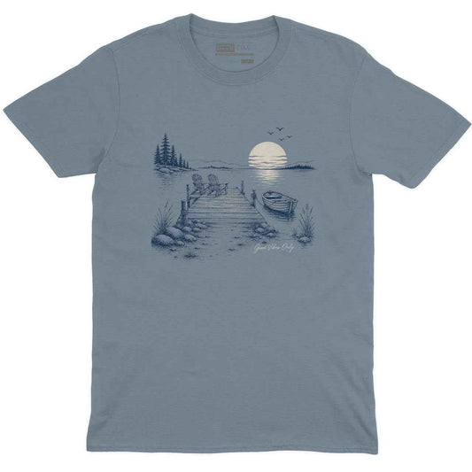 Dock Life Good Vibes Only Crew Neck Tee