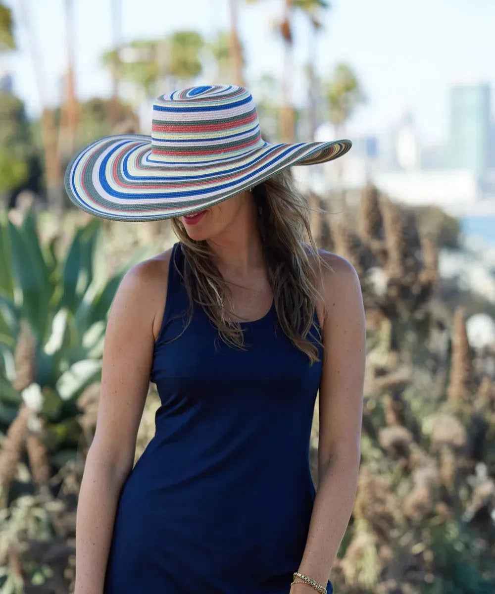Peter Grimm Drew - Womens Wide Brim Straw Sun Hat