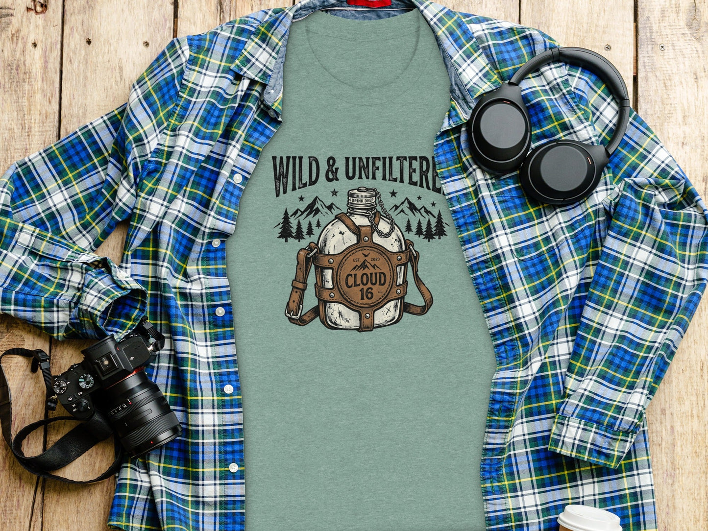 Rugged Wild & Unfiltered Spirit Wilderness Shirt