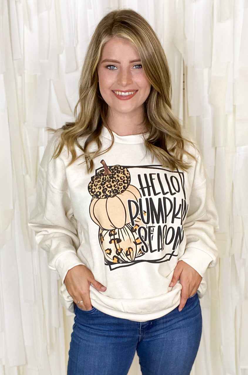 Hello Pumpkin Season Sweatshirt