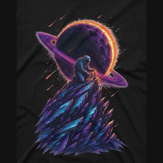 Saturn Ridge Astronaut Men’s Crew Neck Tee