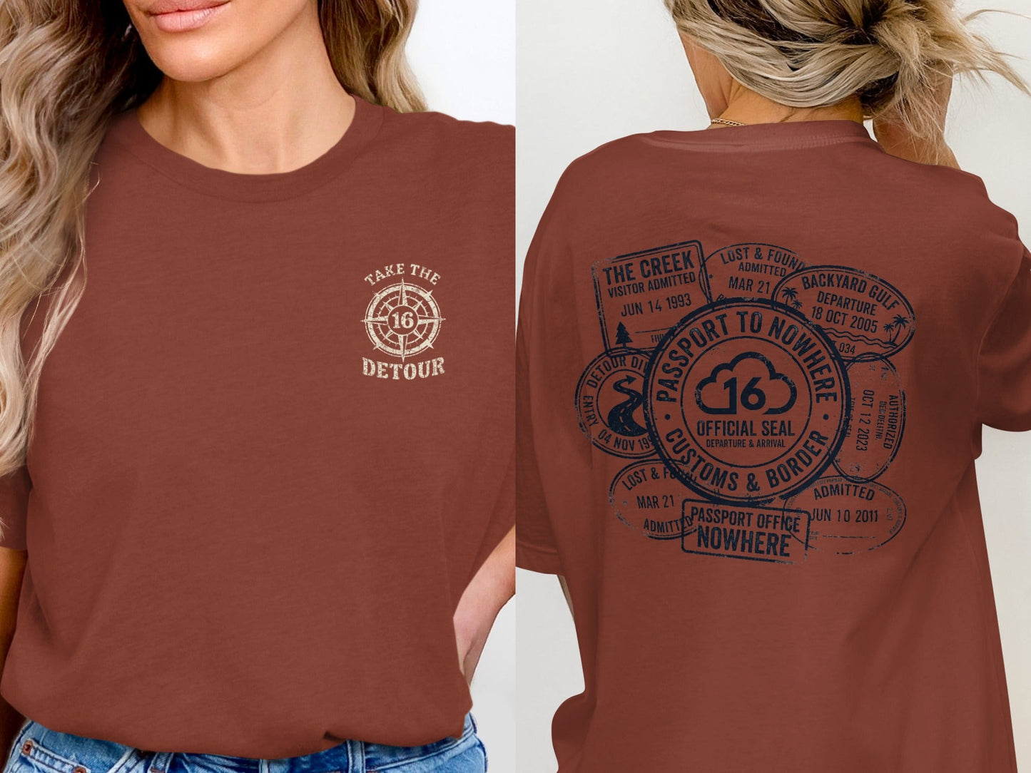 Passport to Nowhere Stamp T-Shirt