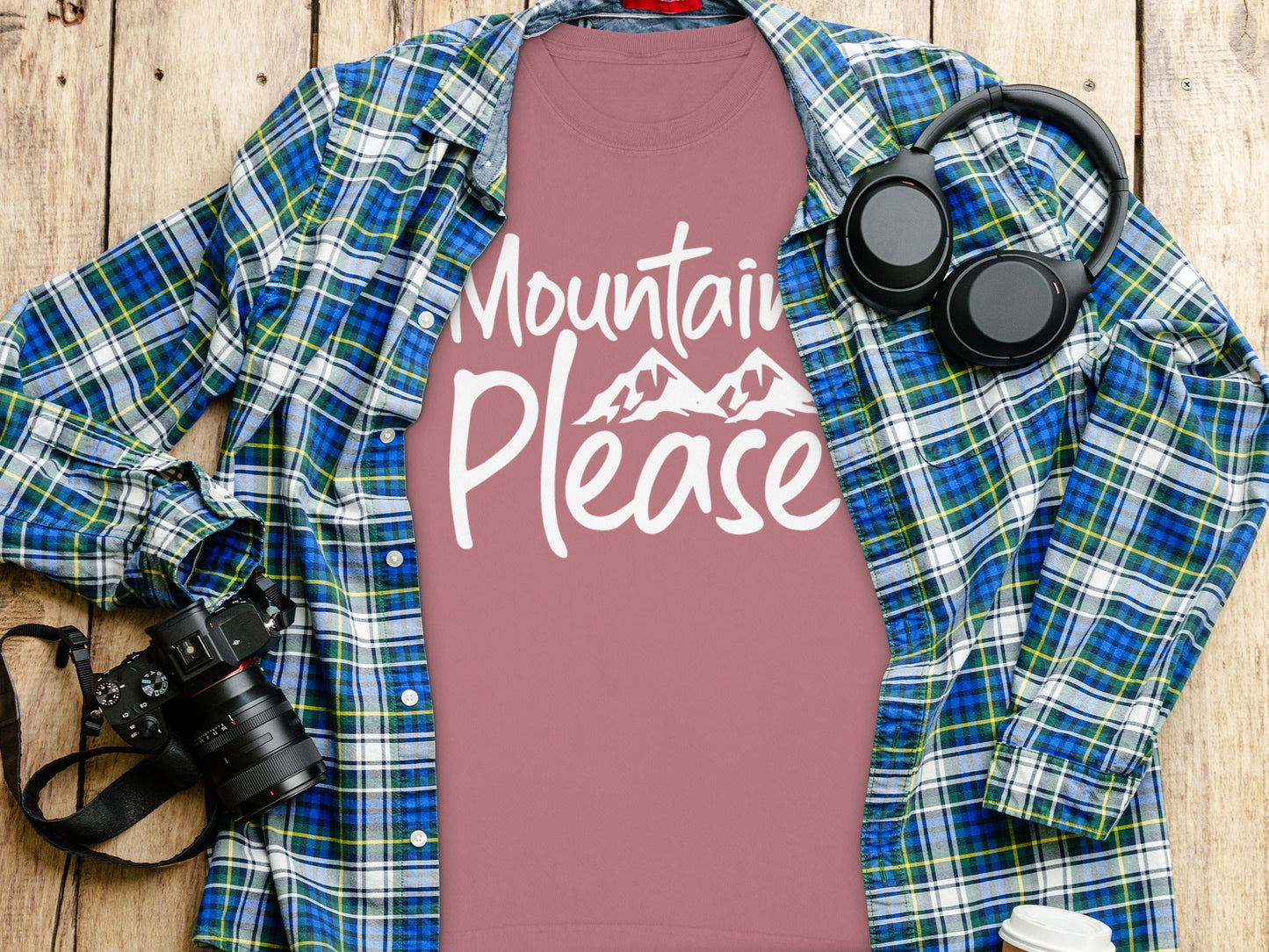 Mountains Please Adventure Awaits Long Sleeve T-Shirt