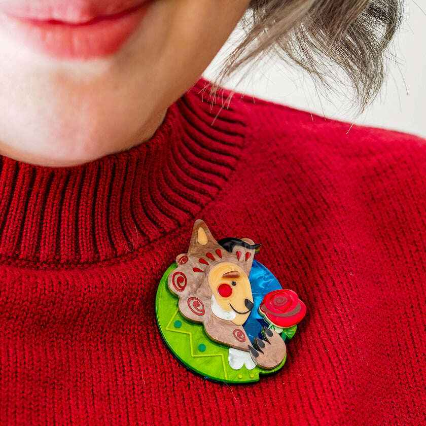 Accursed Gentleman Brooch by Erstwilder x Pete Cromer