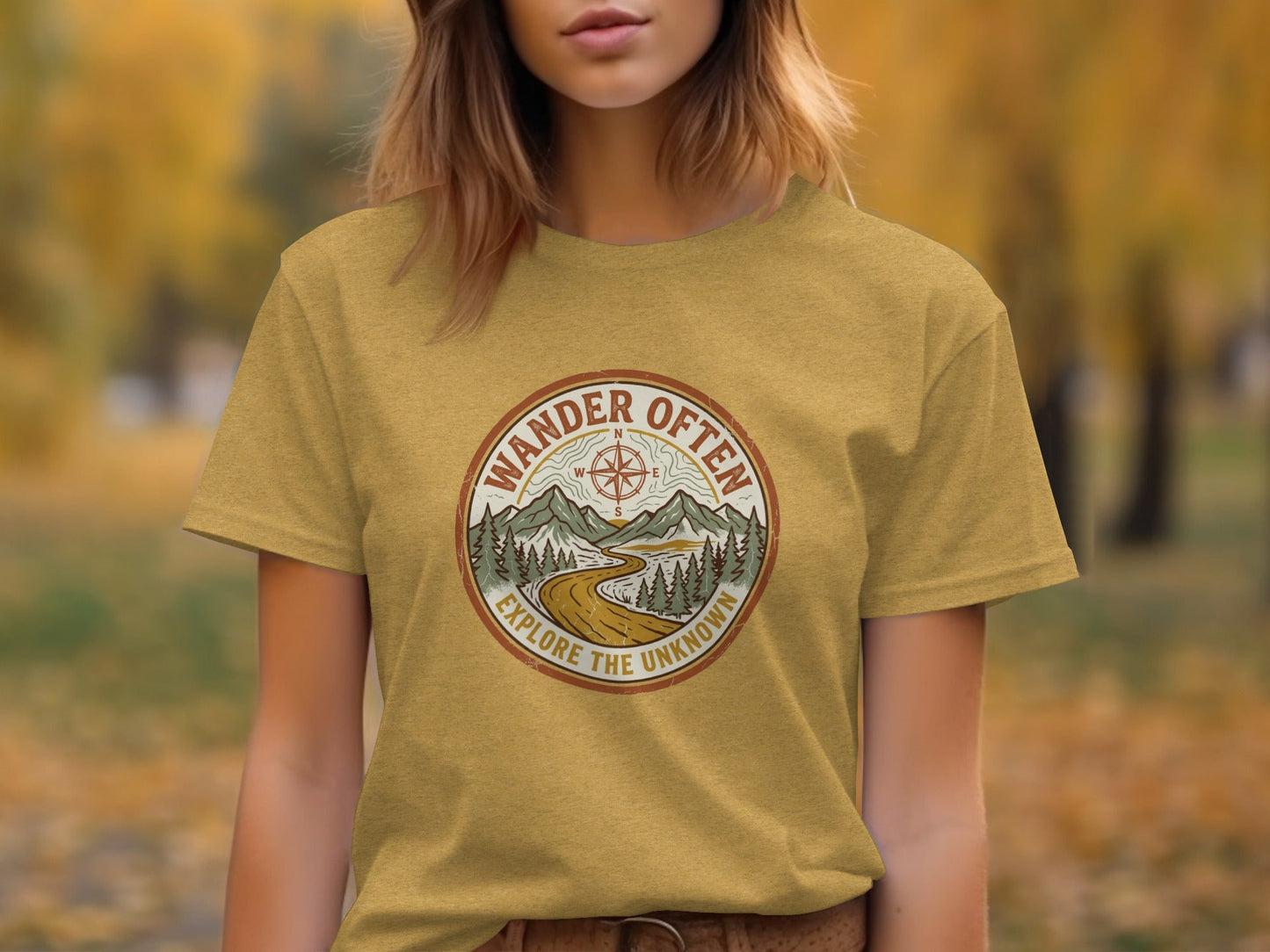 The Original Wander Often Vintage Explorer Adventure Top
