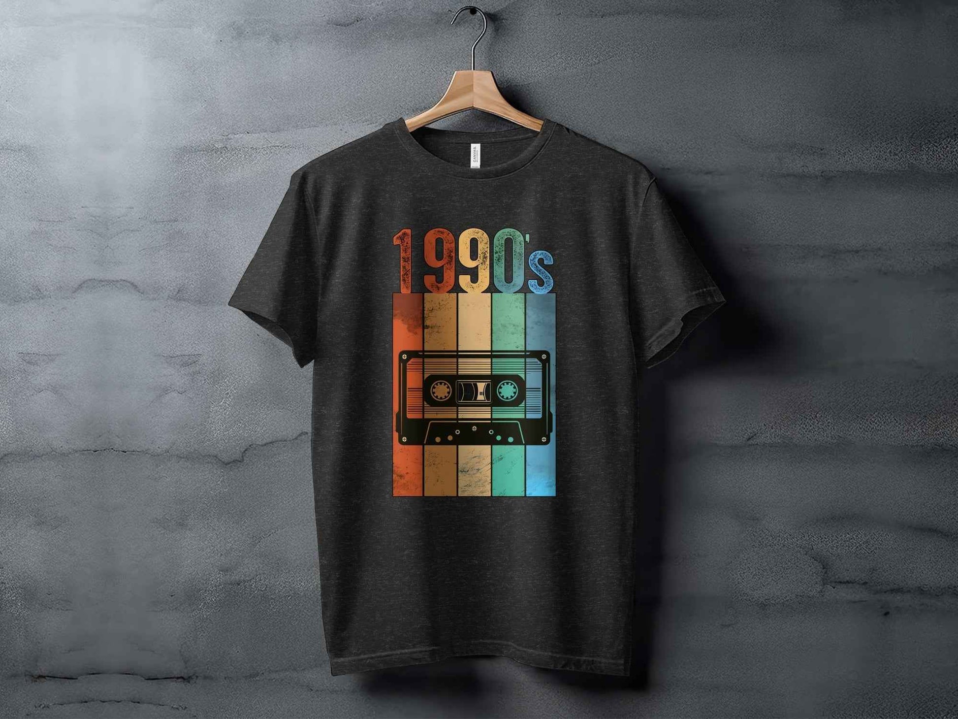 Vintage Cassette Tape with 1990s Design Retro T-Shirt