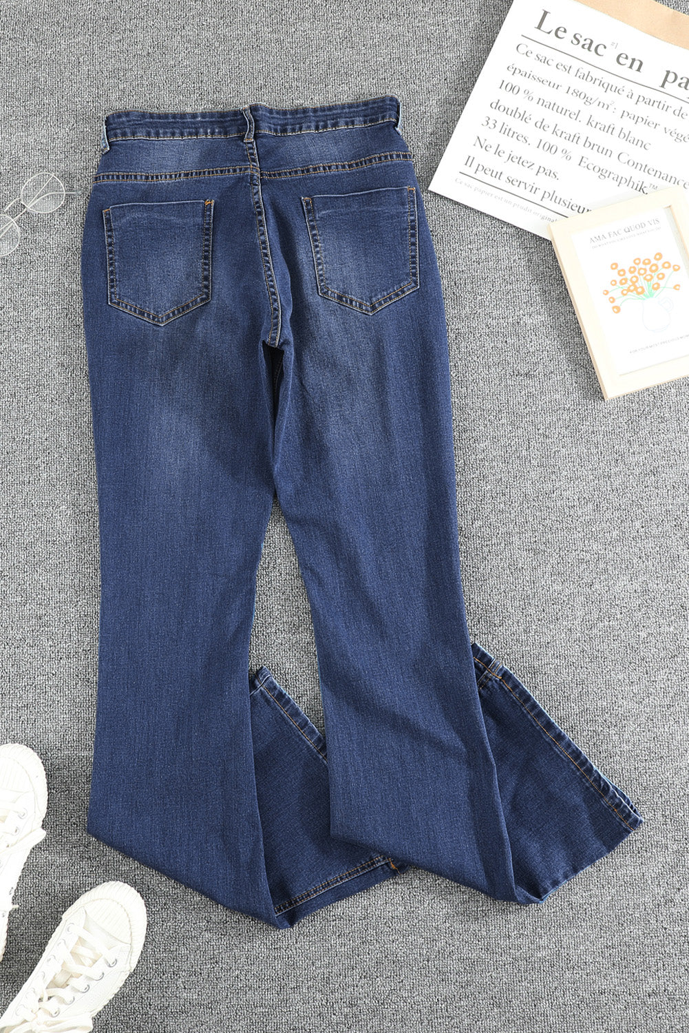 Jolie Wash Vintage Wide Leg Jeans
