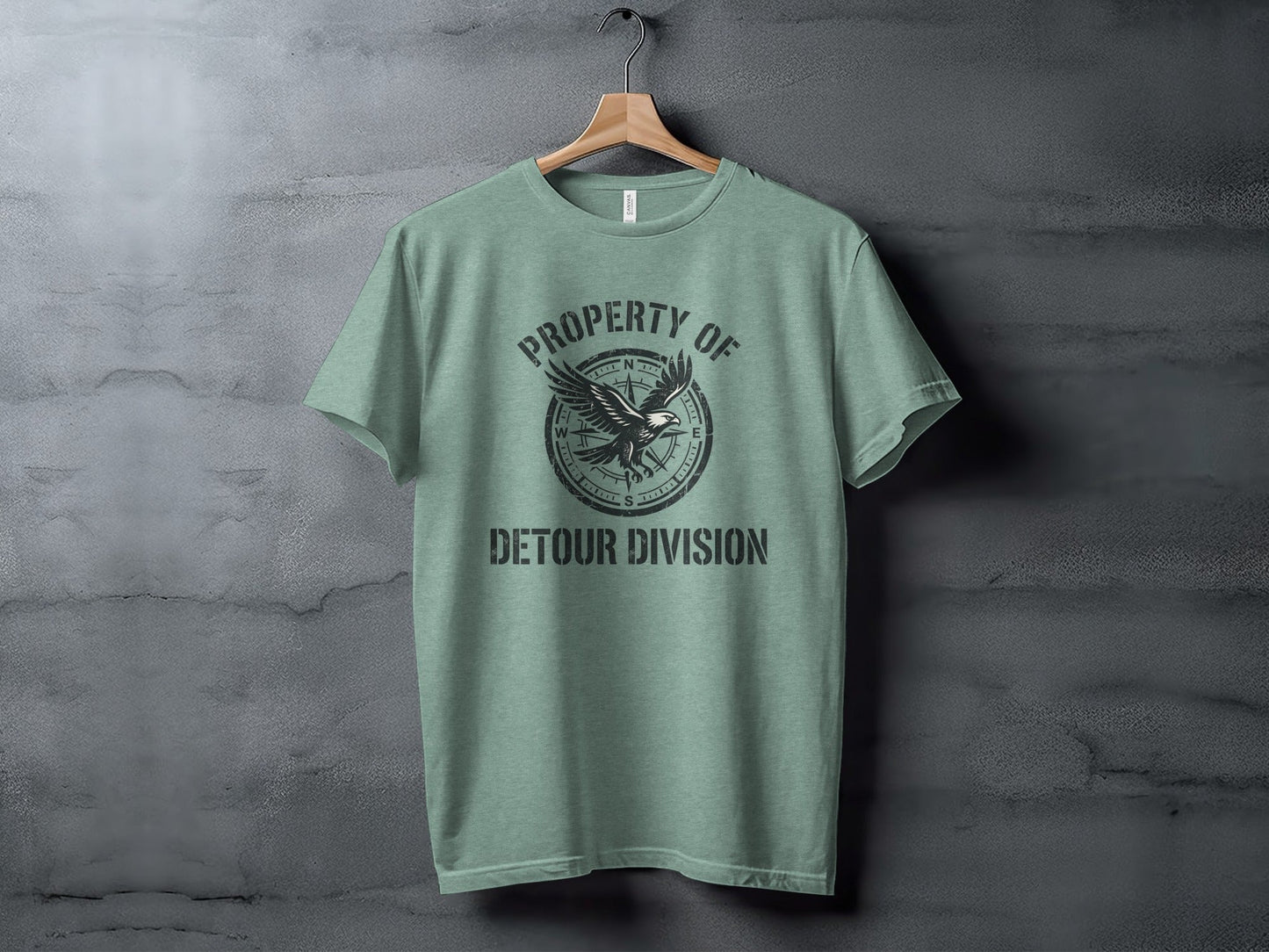 Rugged Detour Division Compass Eagle Tee Wilderness Shirt