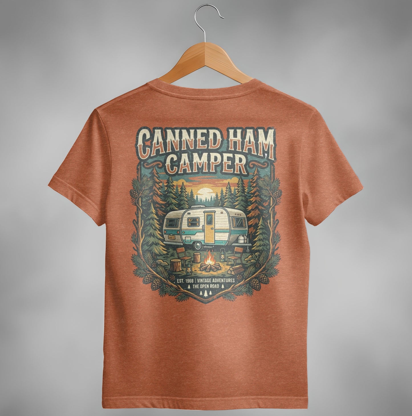 Vintage Canned Ham Camper Graphic Tee