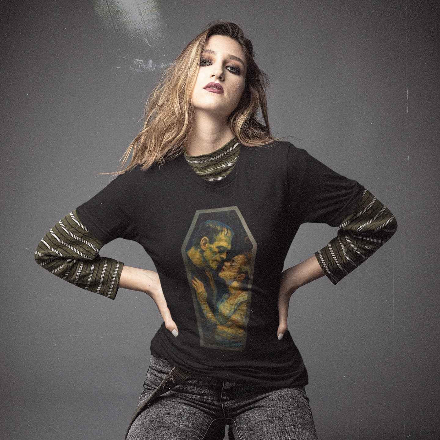 Frankenstein and His Bride T-Shirt