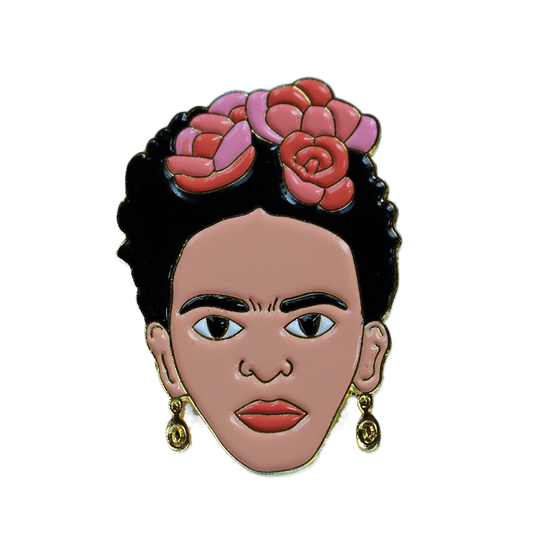Frida Kahlo Enamel Pin – Artist Lapel Pin