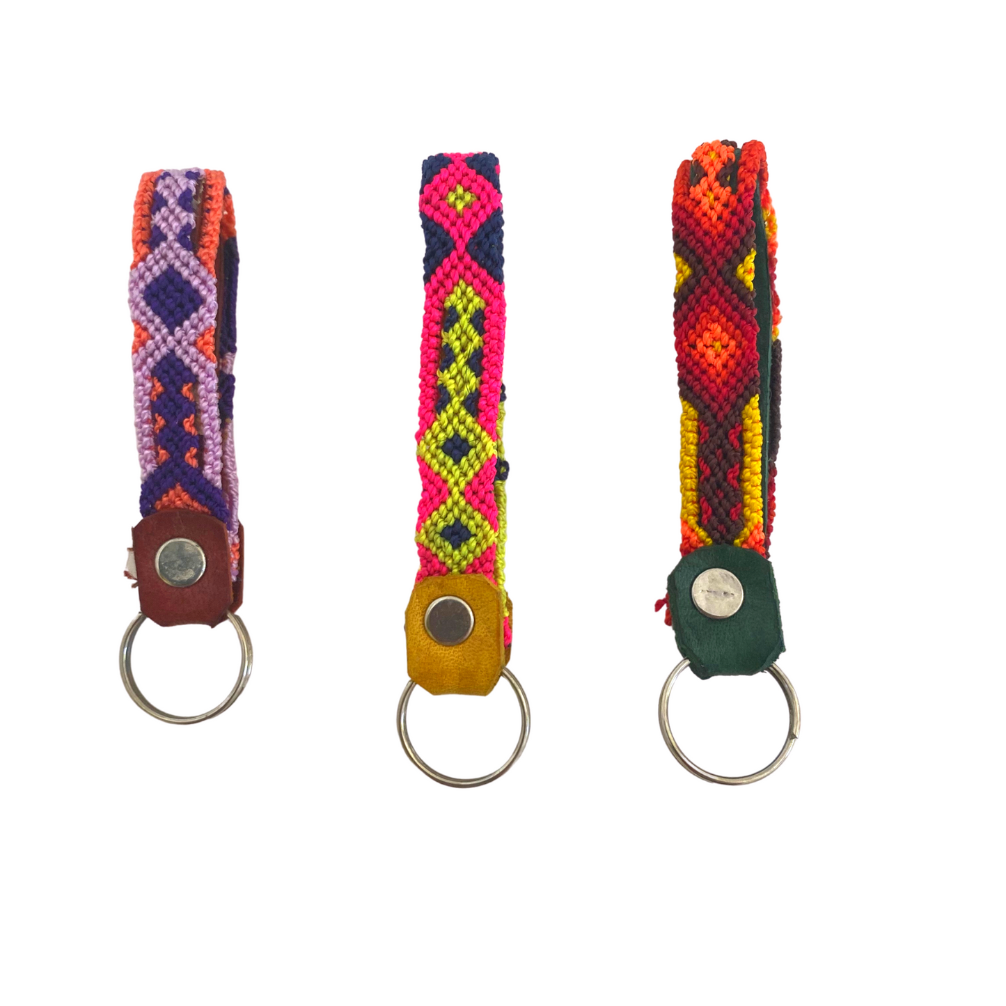 Friendship Leather Loop Key Chain - Mexico