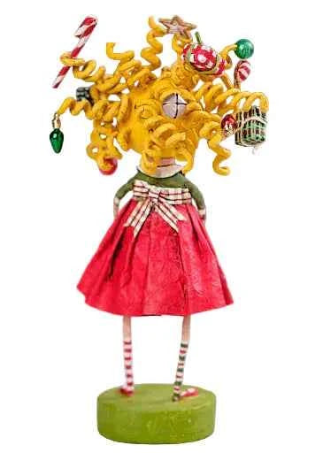 Gabby Giftmas Christmas Figurine by Lori Mitchell - SHIPS AUGUST