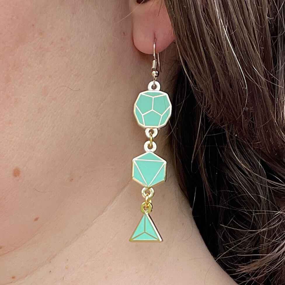 Gaming Dice Earrings
