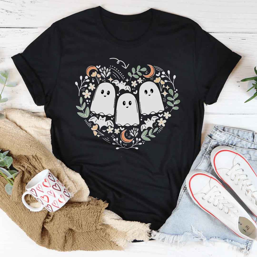 Ghost Halloween Bookish Tee