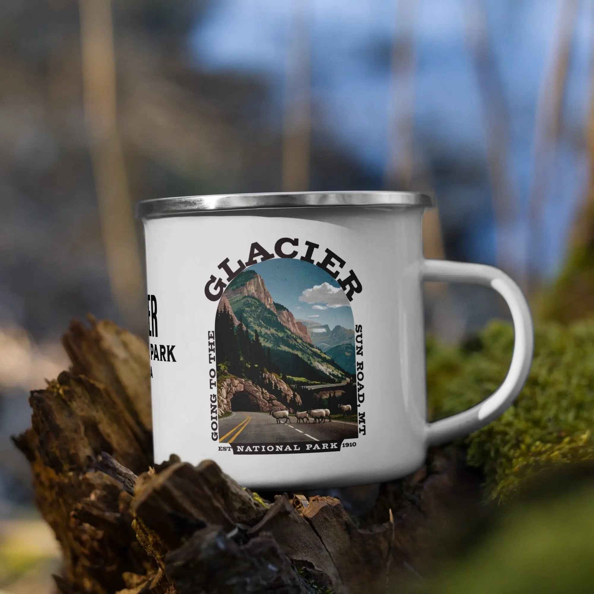 Glacier National Park Camp Mug Going To The Sun