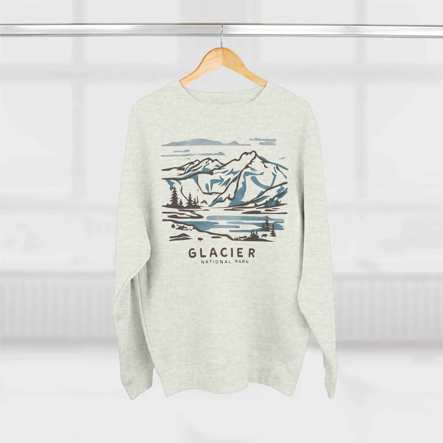 Glacier National Park Crewneck Sweatshirt
