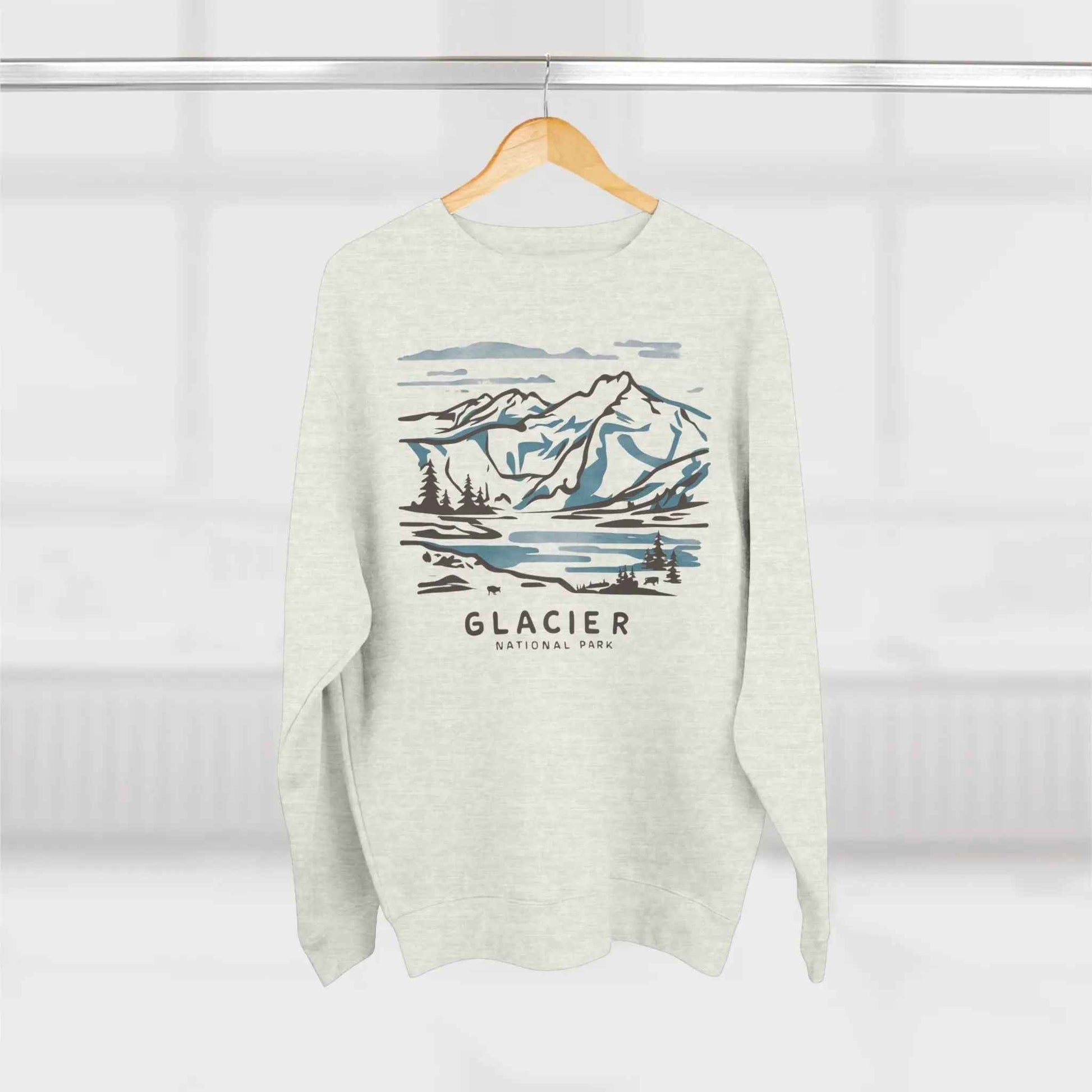 Glacier National Park Crewneck Sweatshirt