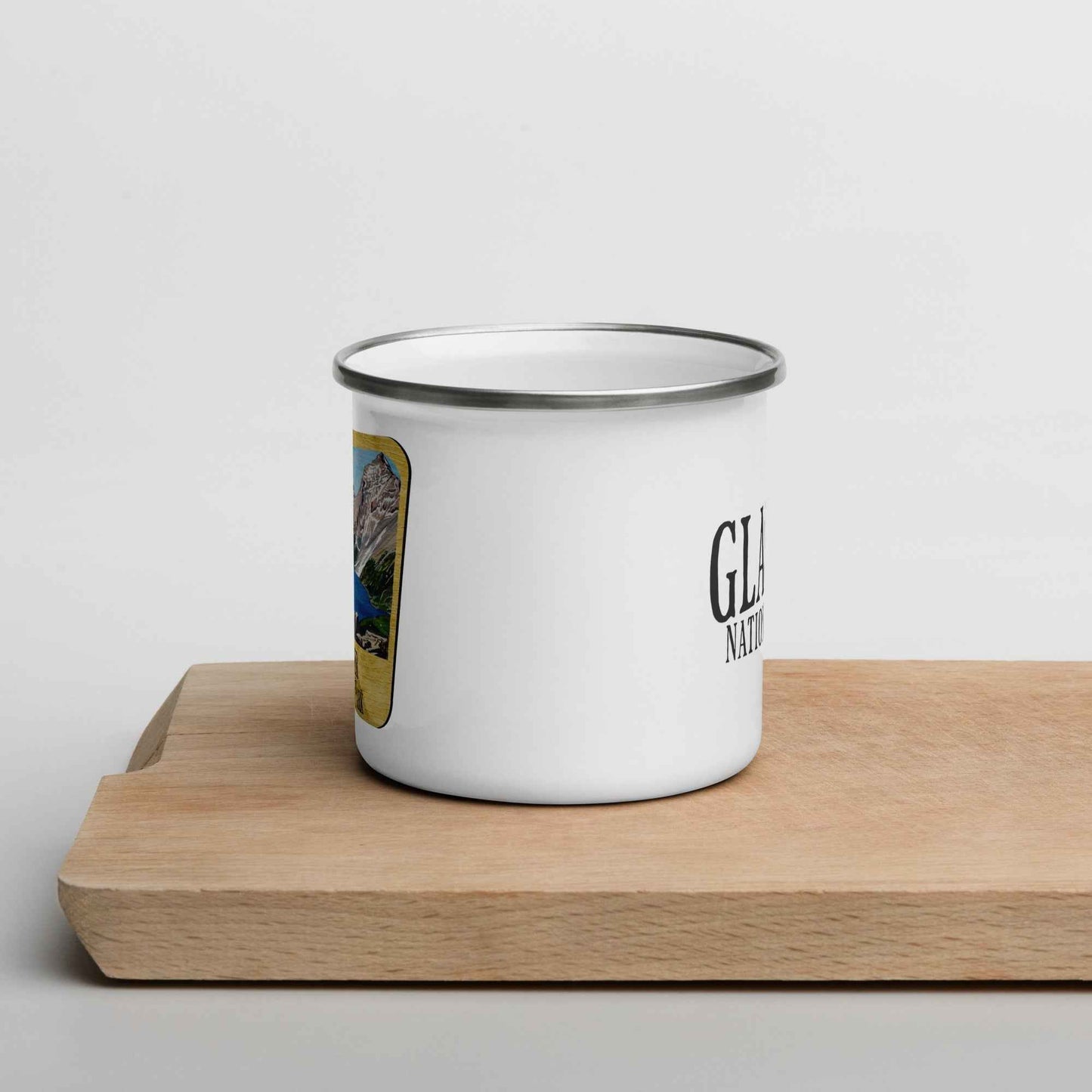 Glacier National Park Sign Camp Mug