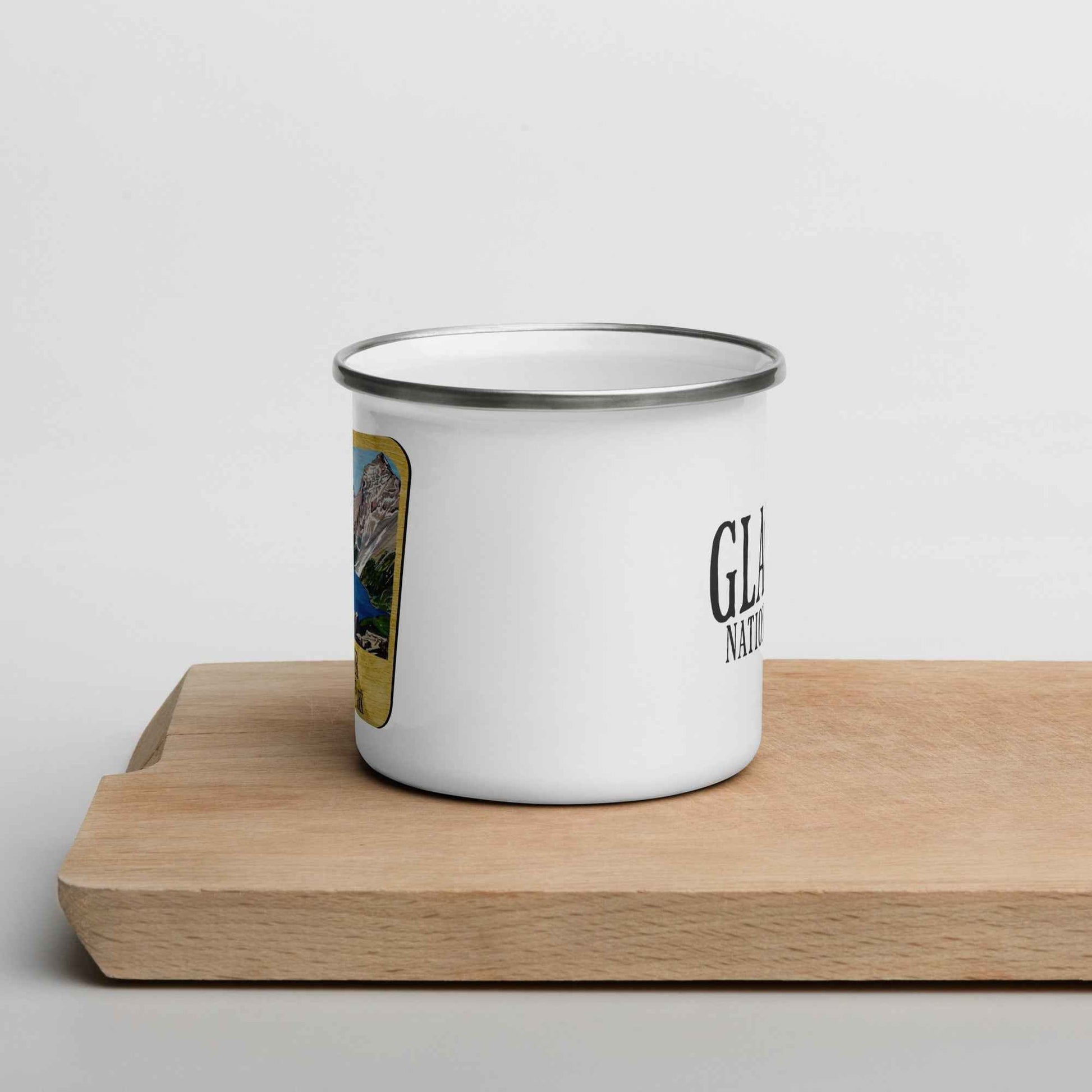 Glacier National Park Sign Camp Mug