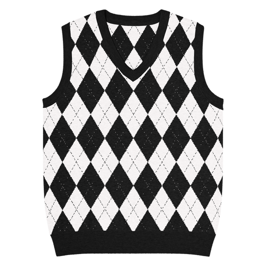 Carnival Chic Knit V-Neck Vest