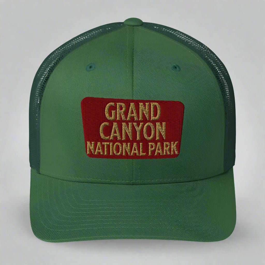 Grand Canyon National Park Sign Embroidered Trucker Hat