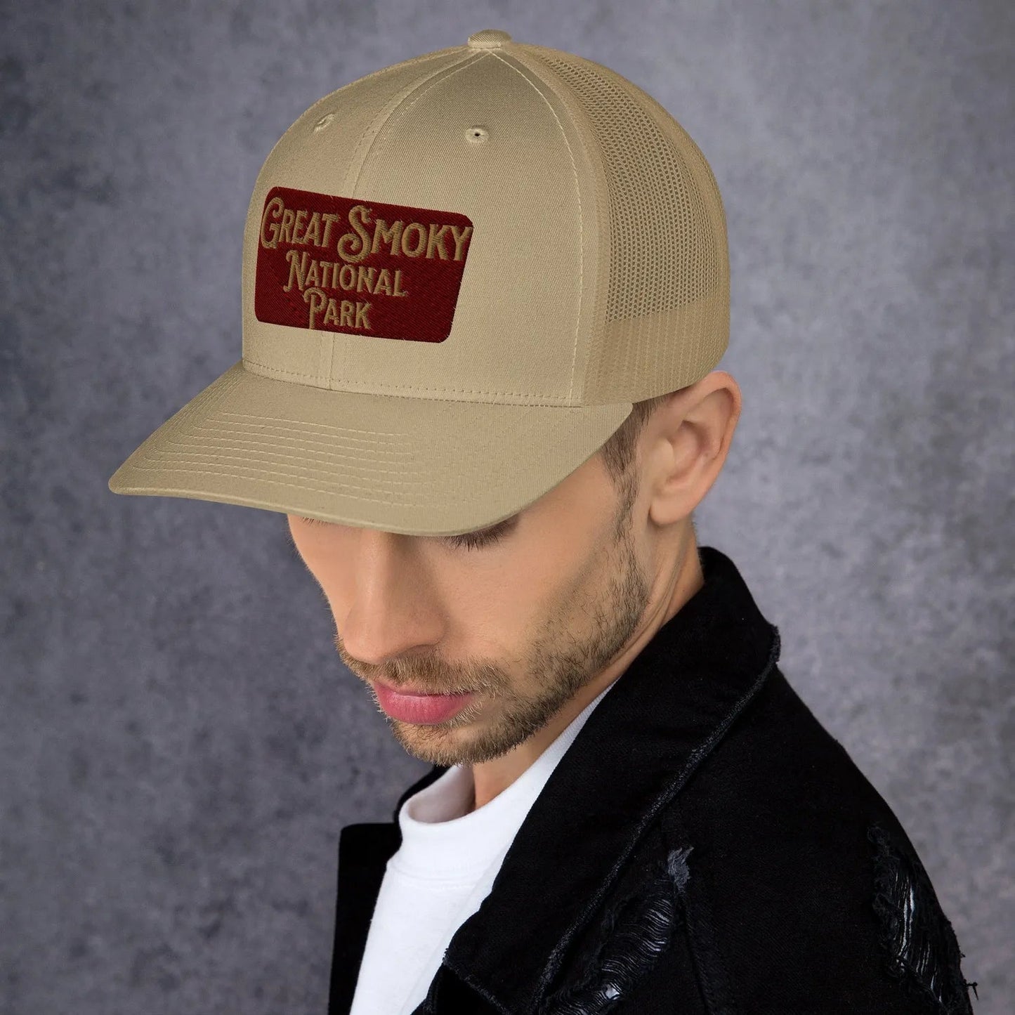 Great Smoky Mountains National Park Embroidered Trucker Hat