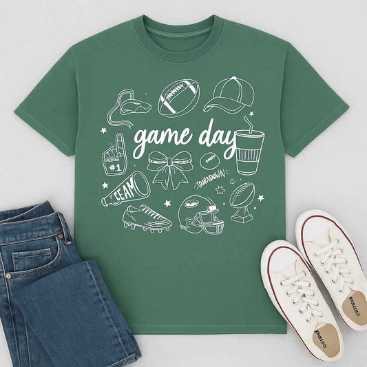 Game Day Football Oversized Tee 5133CC
