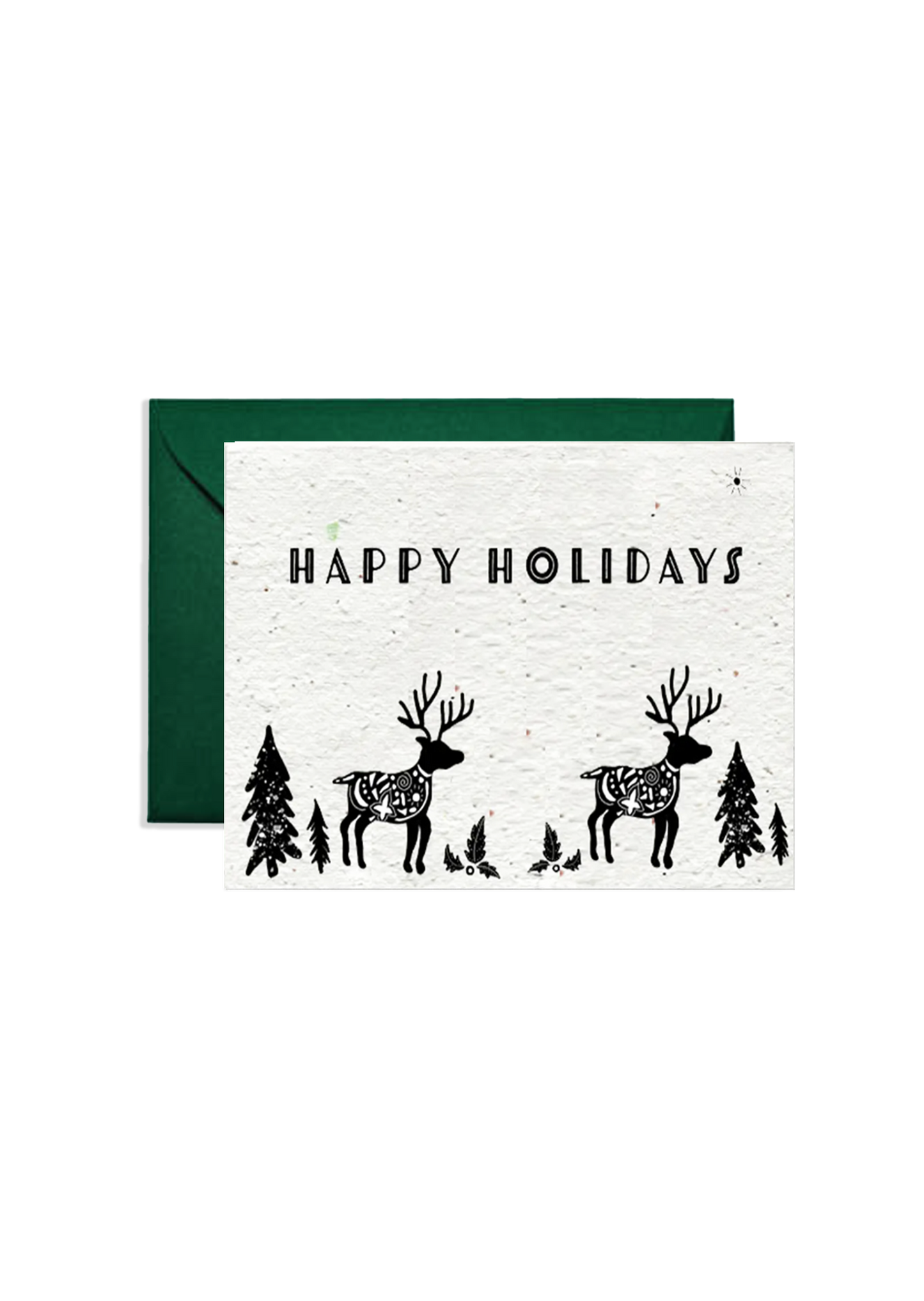 Winter Wonder Deer Wildflower Seed Card
