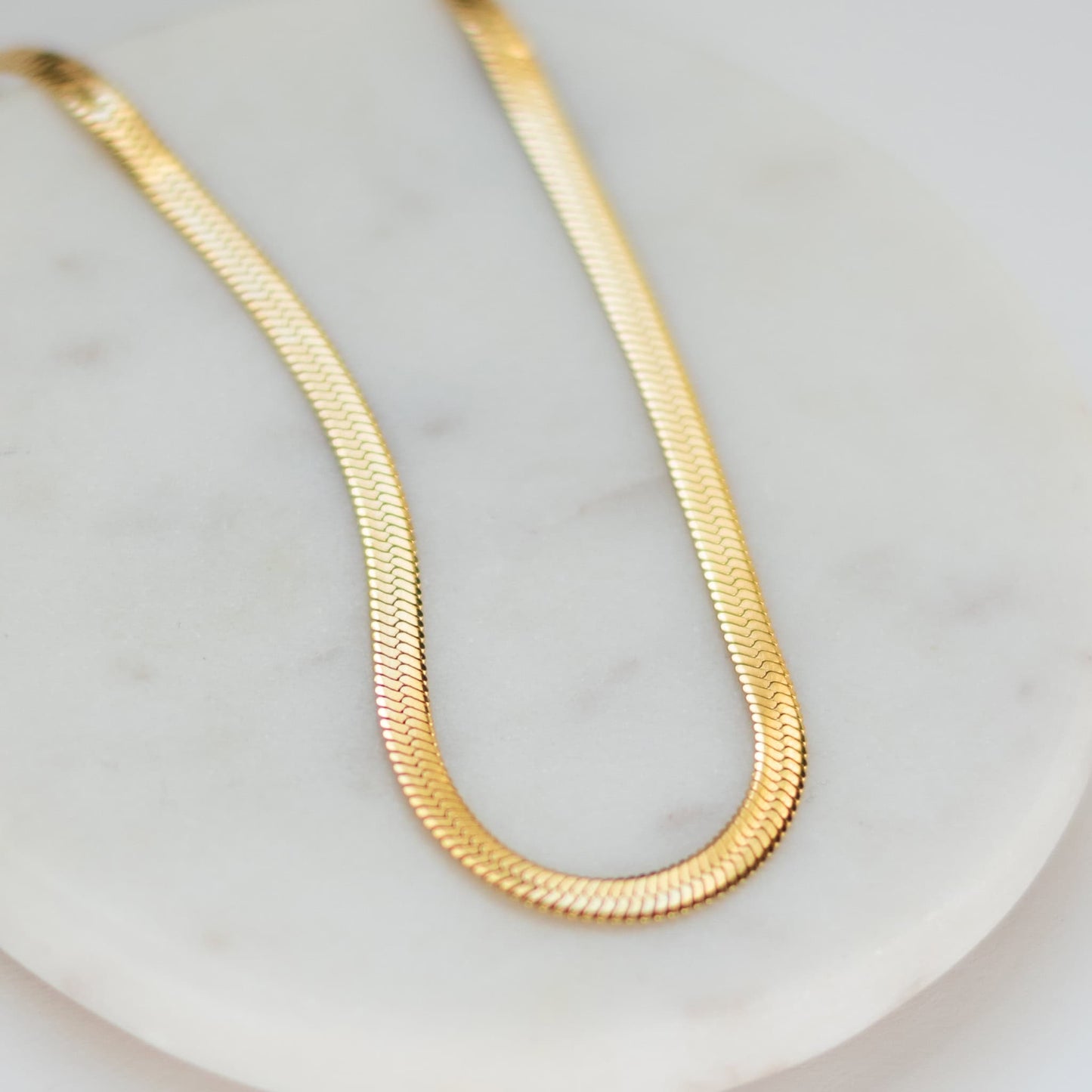 Kate Herringbone Chain Necklace