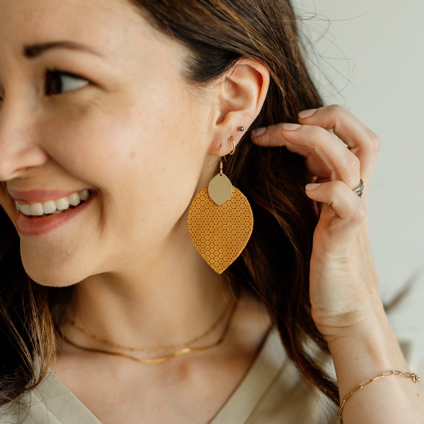 Honey Mustard Cora Earrings