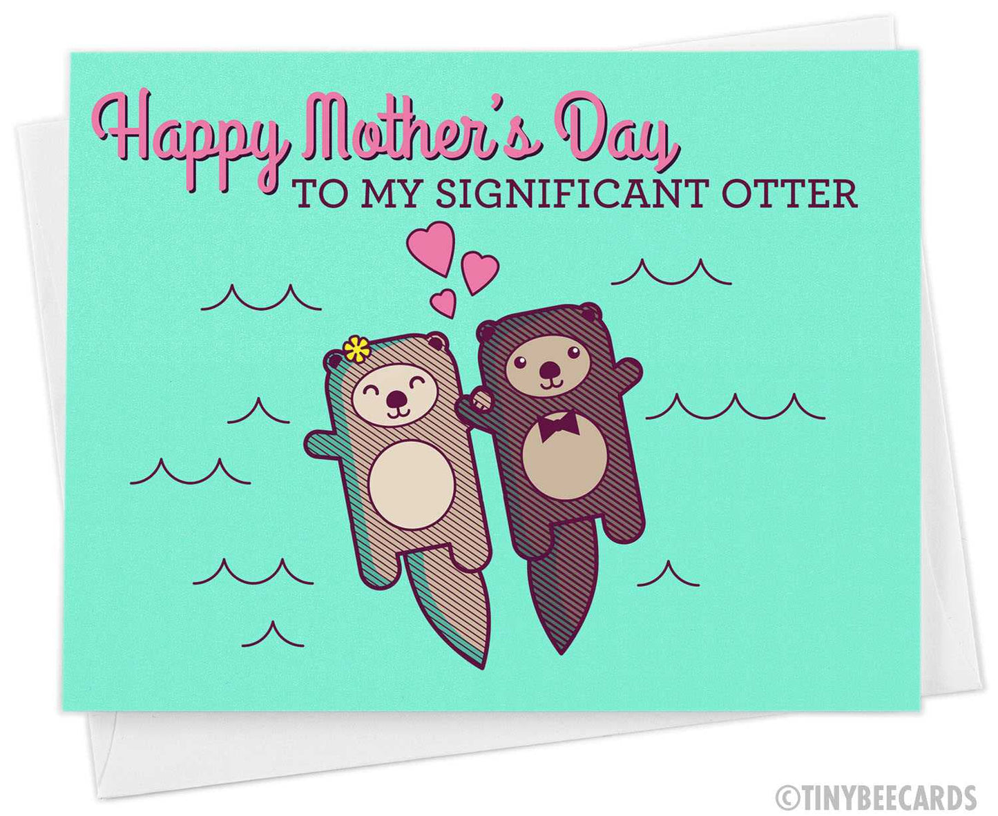 Cute Mother's Day Card for Wife "Happy Mother's Day to my Significant Otter"