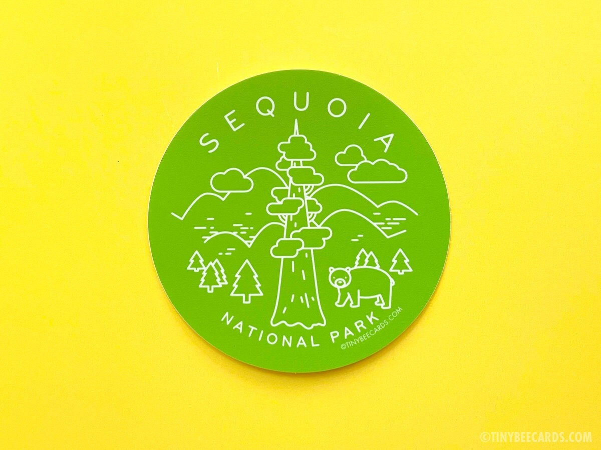 Sequoia National Park Vinyl Sticker