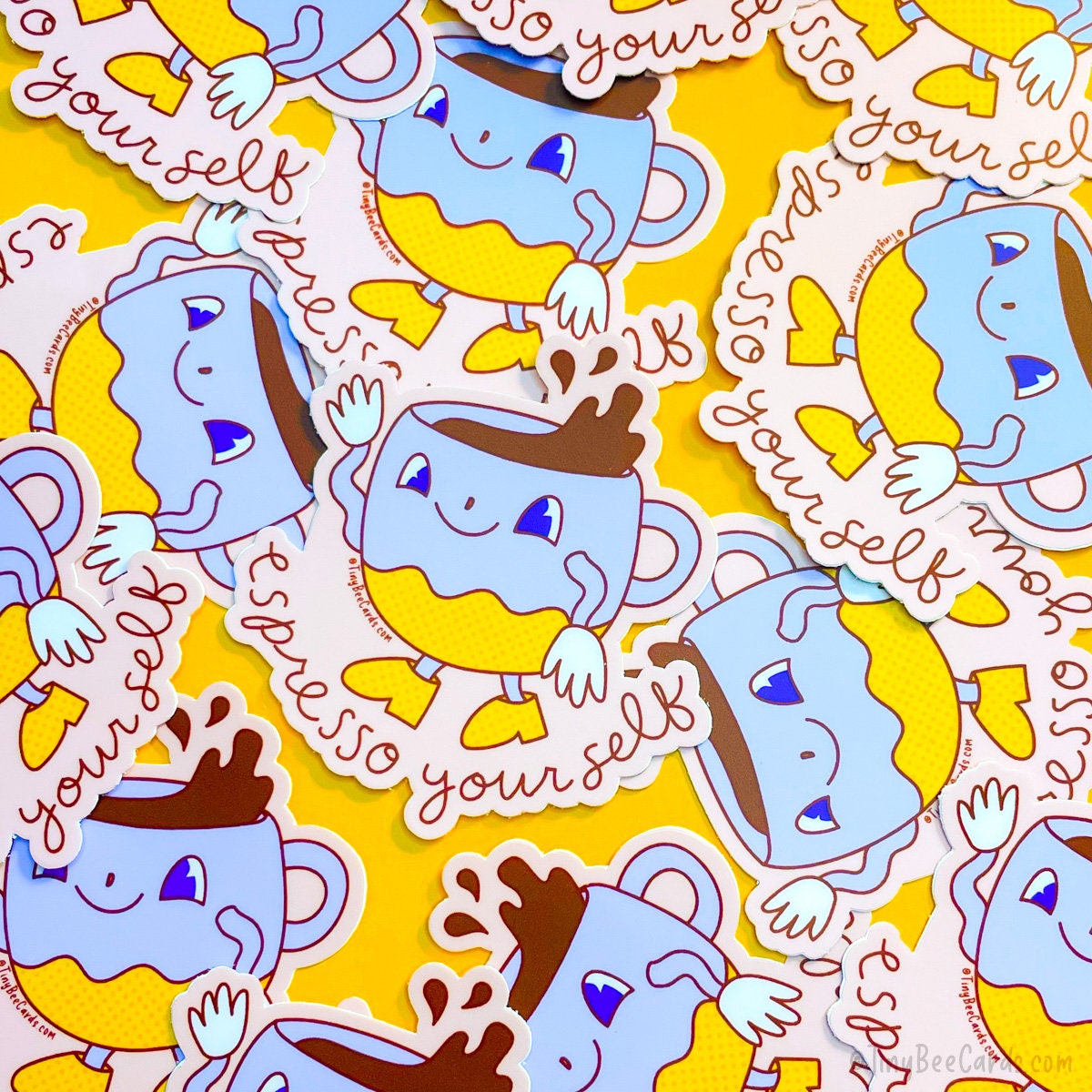 Espresso Yourself Vinyl Sticker