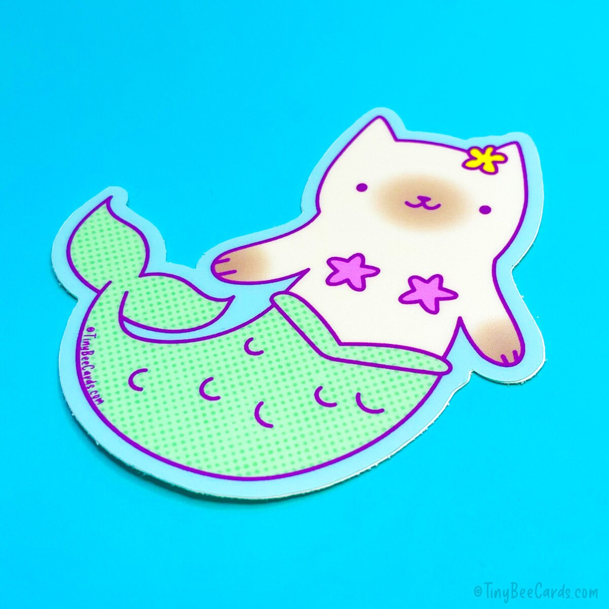 Purrmaid Cat Vinyl Sticker