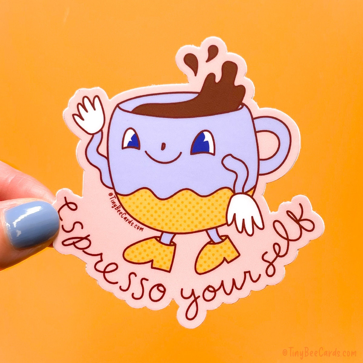 Espresso Yourself Vinyl Sticker