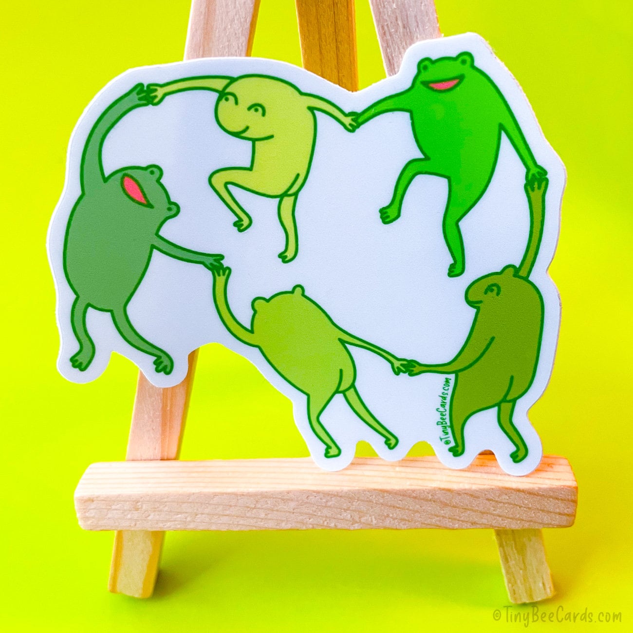 Matisse The Dance Frogs Vinyl Sticker