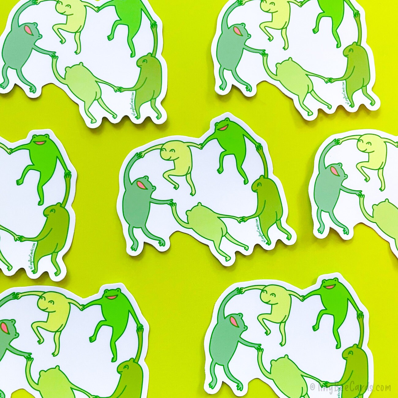 Matisse The Dance Frogs Vinyl Sticker