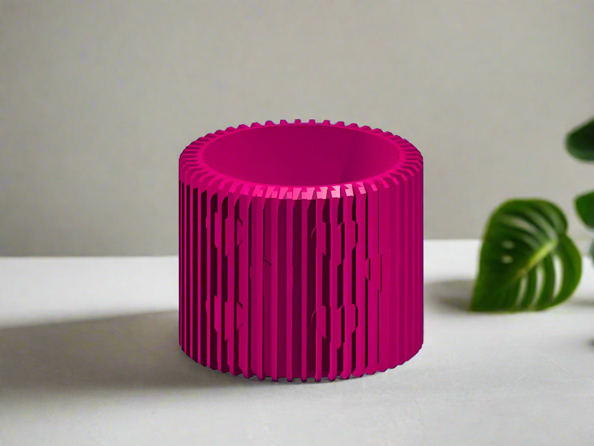 Modern Heart-Shaped Planter with Drainage & Saucer – Unique Valentine’s Day Gift for Plant Lovers, 3d Printed Planter Home Hosting Decor,