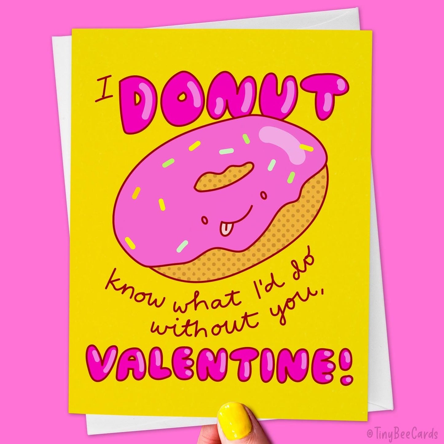 Donut Valentines Day Card