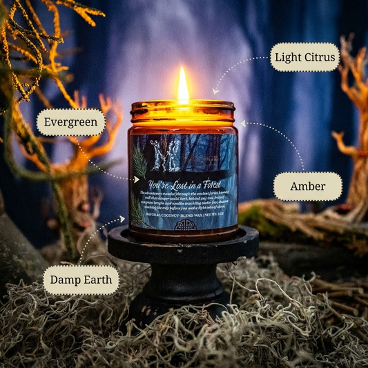 You're Lost in a Forest - Fantasy Candle