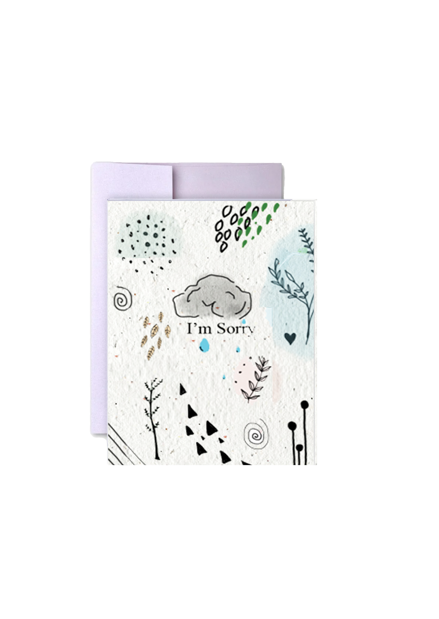I'm Sorry  Wildflower Seed Paper Card