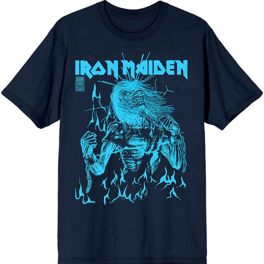 Iron Maiden 50 Life After Death Flames Blue [T-Shirt]