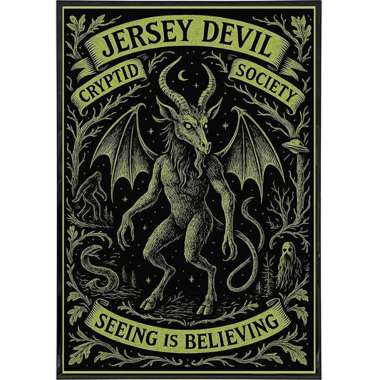 Jersey Devil Cryptid Society Poster Print